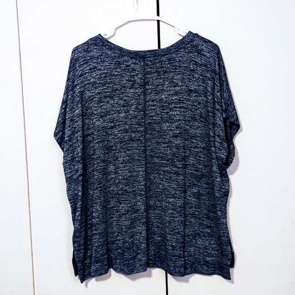 Time and Tru Women's Short Sleeve Textured Top - Picture 5 of 6